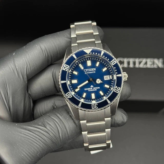 Relógio Citizen Fujitsubo Automatic Titanium Azul - NB6021-68L