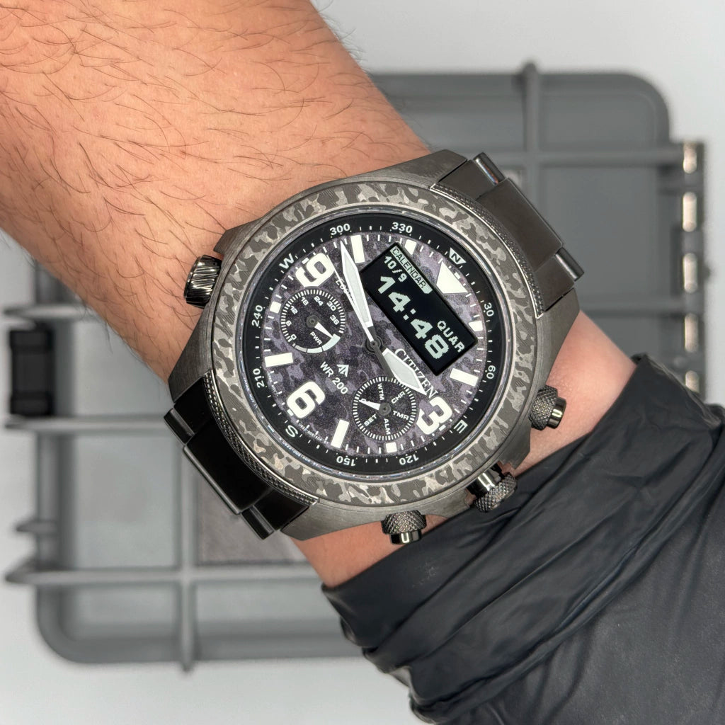 Relógio Citizen Eco Drive Land - Limited edition 5900pcs JV1008-63e