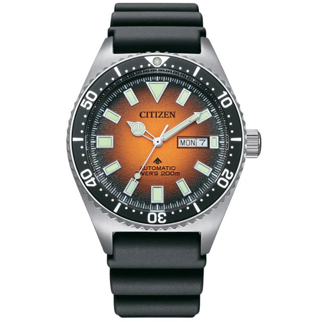 Citizen Automatic Orange Watch - NY0120-01Z