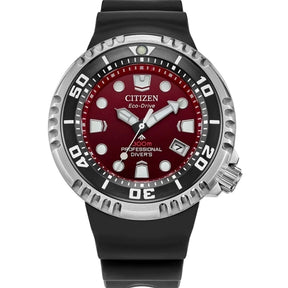 Relógio Citizen Aqualand Marine 300m Vermelho E365 - BN1024-01z