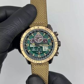 Reloj Citizen radiocontrolado verde - JY8074-11X 