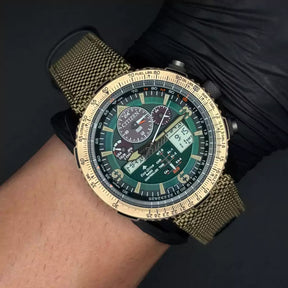 Reloj Citizen radiocontrolado verde - JY8074-11X 