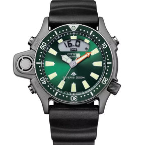 Reloj Citizen Aqualand I Reissue Green Edición limitada - JP2007-17X