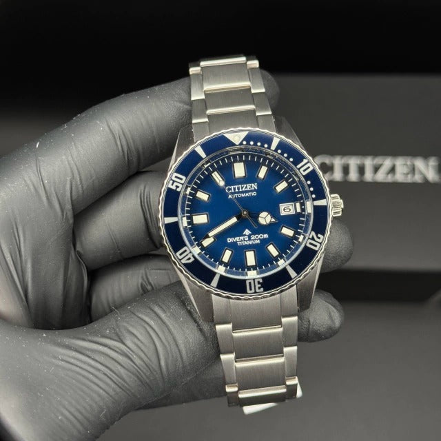Citizen Automatic Titanium Blue Watch - NB6021-68L