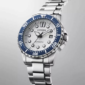 Citizen Automatic Urban White Watch - NJ0171-81A 