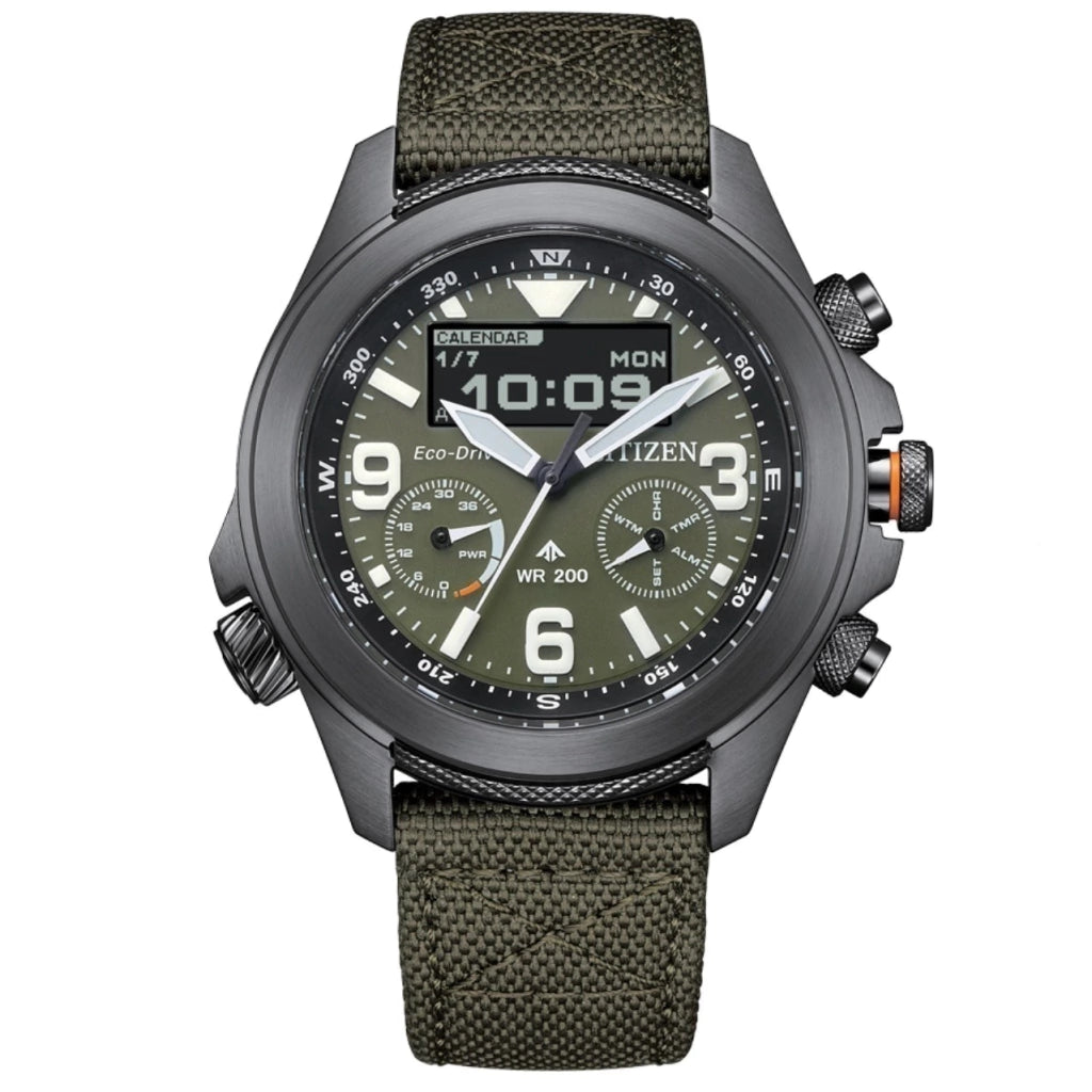 Relógio Citizen Eco Drive Land - JV1005-02w